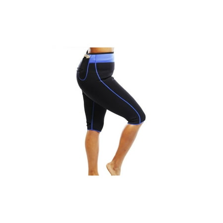 Anti Cellulite Weight Loss Slimming Sweat Sauna NEOPRENE Capri (Best Workout Capris To Hide Cellulite)