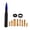 Blue, variant on Rupoun 50 Caliber Antenna Mast 6061 Billet Aluminum Universal Truck Replacement For Ford Raptor Red 6.3 inches / 16 cm Vehicle Exterior Accessory Fitment Durable Quality