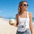 Clear Jelly Mini Crossbody Purse for Women - Waterproof PVC Beach Bag ...