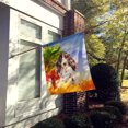 thumbnail image 2 of Carolines Treasures CK1952CHF Fall Chocolate Parti Cocker Spaniel Flag Canvas House Size, 2 of 4