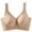02 Khaki, variant on Weiqiqre Bras for Women Wireless Push Up Bra Full Coverage No Underwear Seamless Plus Size for Older Women