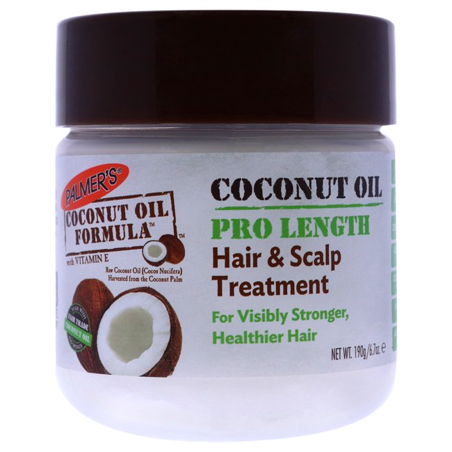 Coconut Oil Pro Length Formula Hair and Scalp Treatment by Palmers for Unisex 6.7 oz Treatment