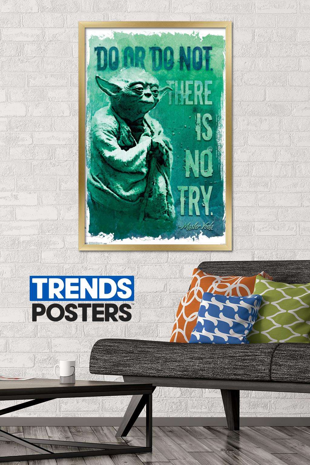 Star Wars: Saga - Do Or Do Not Wall Poster, 22.375" x 34", Framed