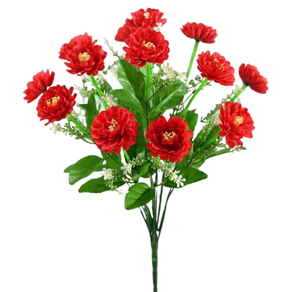 Clearance Under $5 Artificial Coneflower Spray Artificial Coneflower Plastic For Fall Porch Pot Thanksgiving Centerpiece (F) (1Pc)