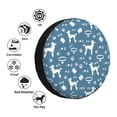 thumbnail image 4 of KLL Poodle Dog Pattern 14-17 inch Spare Tire Cover Universal Wheel Protector for Truck SUV Trailer Camping Rv Tire Covers-14 inch, 4 of 6