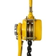 thumbnail image 4 of Lever Chain Hoist 3/4 Ton 1650LBS Capacity 10 FT Chain Come Along with Heavy Duty Hooks Ratchet Lever Chain Block Hoist Lift Puller for Warehouse Garages Construction Zones, Yellow, 4 of 8