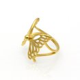 thumbnail image 5 of Butterfly Wings Hollow Ring 316L Stainless Steel Jewelry, 5 of 5