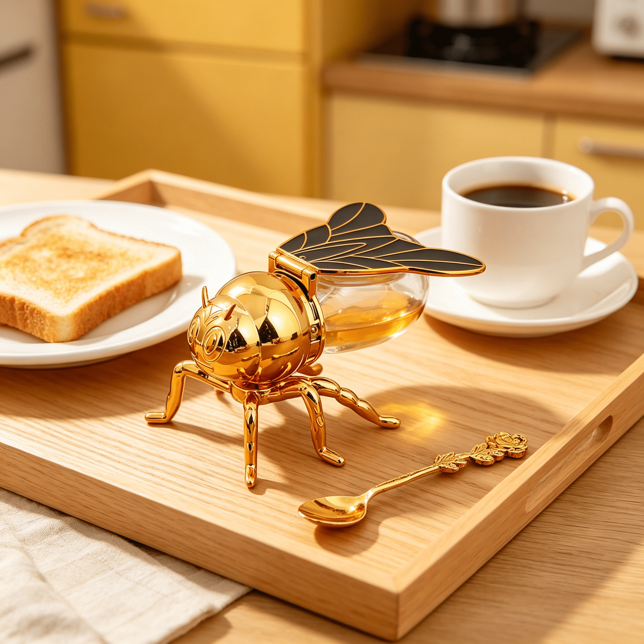 ACDANC 2026 New Glass Honey Jars with Lids,Honey Container with Spoon,Glass Honey Dispenser,Animal-Shaped Tabletop Ornament Mini Honey Jars with Dipper for Honey,Jam,Syrup,Condiments