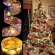 thumbnail image 2 of Decoración navideña Luces LED de cinta Adornos para árbol de Navidad Lazos de encaje DIY Cadena de luces Decoración navideña para el hogar Año Nuevo 2023, 2 of 5