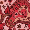 thumbnail image 1 of Ahgly Tapis d'Intérieur Lavable en Machine Carré Rouge, 4 Pieds Carré, 1 of 7
