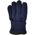 thumbnail image 4 of Bruceriver Men Pure Wool Knit Gloves with Lining and Elastic Rib Cuff, 4 of 5