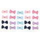 thumbnail image 1 of Lot de 20 nœuds en poils d'animaux, fabriqués à la main, mignons et tendance, avec élastique pour chiots, chats et lapins, 1 of 4