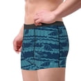 thumbnail image 4 of Bingfone Turtles and Waves Men's Underwear - Casual Stretch Boxer Briefs-XX-Large, 4 of 9