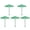 Green, variant on 10 Inch Diam Plant Umbrella, Outdoor UV Protection Plant Shade, Mini Parasol Provides Shade to Defend Plants from Blazing Sun, Windproof Sunshade for Garden Balcony Patio Plants
