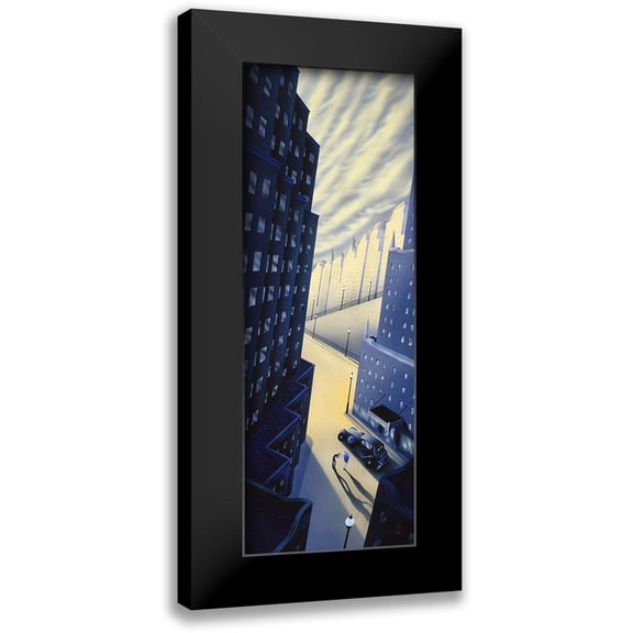 Hoppe, Robert 8x14 Black Modern Framed Museum Art Print Titled - Fancy our Meeting