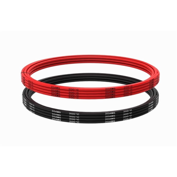 Cable eléctrico TUOFENG 20 AWG, 6 m, flexible de silicona