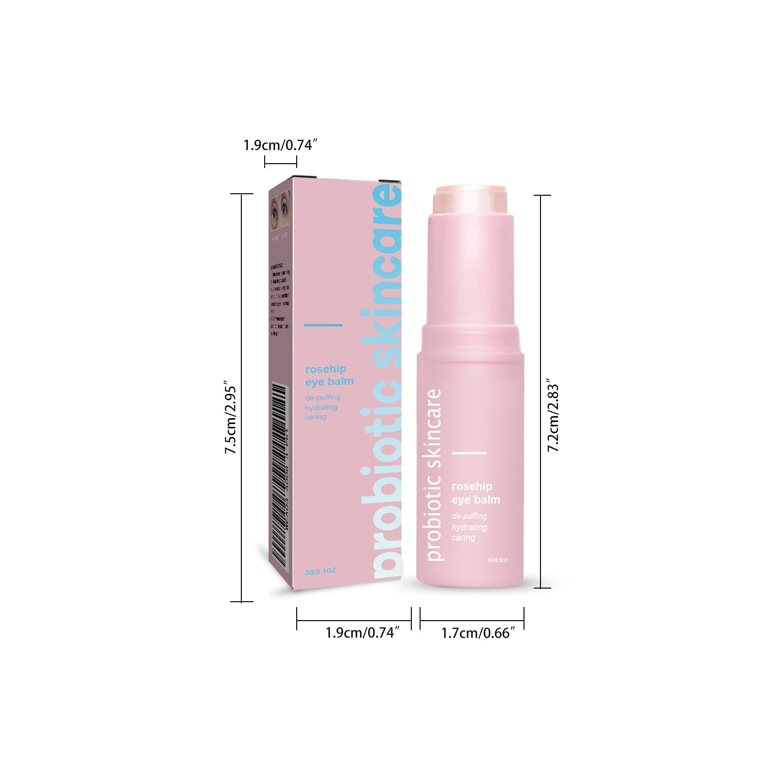 Alvantor Moisturizing & Brightening Eye Cream for Dark Circles and Wrinkles, 0.1oz