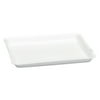 Genpak Foam Supermarket Trays, White, 125 count, (Pack of 2)