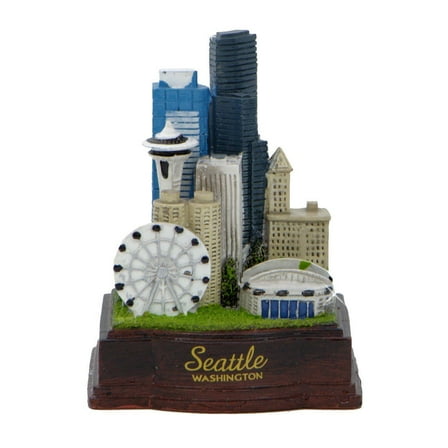 Seattle Skyline Replica Statue 3.5 Inches