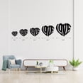 thumbnail image 4 of Love in Heart Word Sign - Red, Silver or Black - Bedroom Wall Sign Home Décor Decorative Accent Metal Art Wall Sign Anniversary Gift, 4 of 6