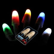 Magic Trick Finger Lights forProps - Blue/Green/Red Light 1 Pair Creative Magic Thumb Tip LED Light Red