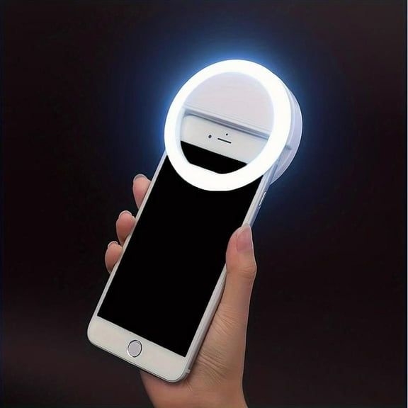 USB Rechargeable Selfie Ring Light, 36-LED Portable Selfie Light, Photoshoot Light, Night Selfie Enhancing Light for Phone Photography, Selfie Accessories, Gifts For Girlfriend