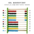thumbnail image 3 of Montessori Teaching Aids Abacus Rack Children's Early Education Colorful Calculation Rack Ten Wooden Toys Back To School Gift Red, 3 of 6