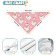 thumbnail image 6 of Dog Bandana 1 Pack,Pink Christmas Santa Pattern Bandanas for Dogs,Cat Bandana,Small/ Large Dog Bandana 2 Size,Dog Bandanas Girl Boy, 6 of 6