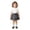 Grey, variant on School Skirts For Baby Girls Summer Bow Pleated Elastic Waistband A Line Uniform Skirt Navy 12-18 Months