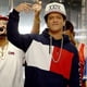 thumbnail image 2 of Sombreros Bruno Mars Magic K-pop Ajustable Hip-hop Snapback Sun Caps Womenwhite, 2 of 3