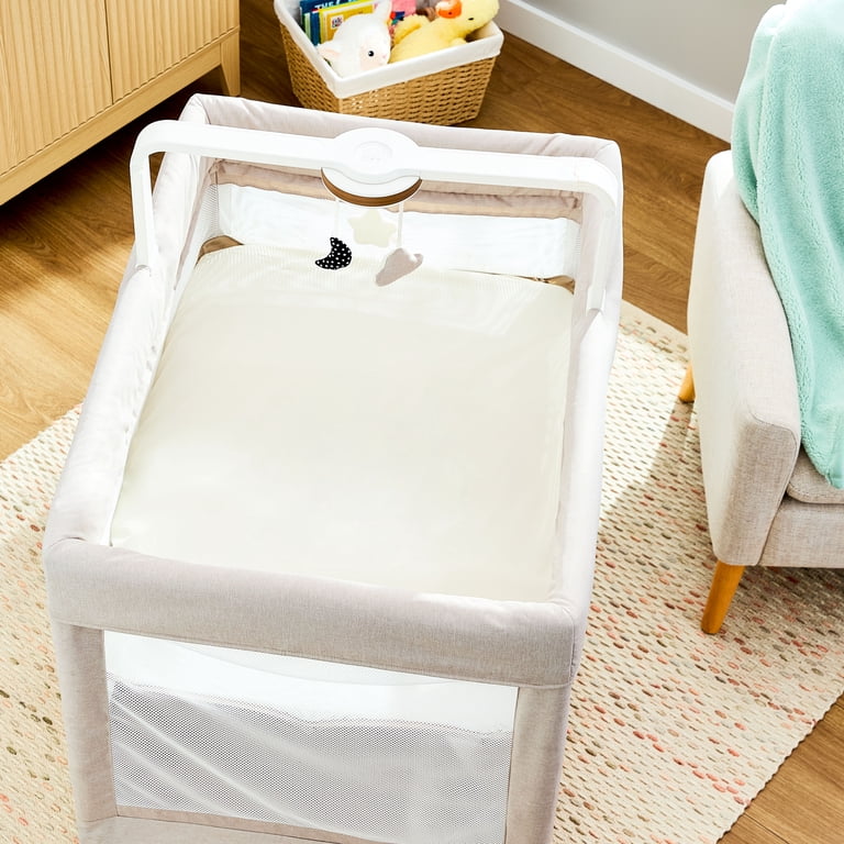 Parent's Choice Cotton Fitted Playard Sheets, 2 Pack Neutral photo 2