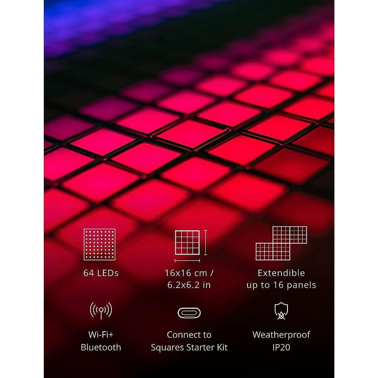 Twinkly Squares RGB LED Panel, 16x16cm • Sonstige bei