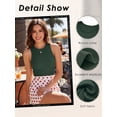 thumbnail image 3 of Anygrew Women's Summer Sleeveless Casual Camisole Shirt Slim Knit Ribbed Tank Tops, 3 of 6