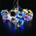 thumbnail image 7 of New Year 2025 USB LED String Light Christmas Tree Fairy Garland Curtain Light Decor for Home Room Lamp Navidad 2024 Gifts (Multicolor,4x3M 450LEDs), 7 of 7