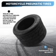 thumbnail image 4 of NeumáTico 10X6.00-6 Sin CáMara para Motocicleta Tubo de Motor Patinete EléCtrico Carretera VacíO Ensanchado 10 Pulgadas, 4 of 5