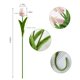 thumbnail image 2 of Flores artificiales que imitan a la naturaleza, tulipanes blancos, 20 x 34 cm, 2 of 7