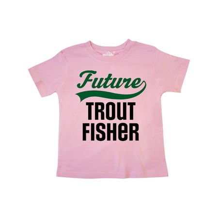 

Inktastic Fishing Future Trout Fisher Gift Toddler Boy or Toddler Girl T-Shirt