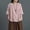 Pink, variant on Tweang Cotton Linen Shirts Loose Casual Solid Tops Half Sleeve Casual Blouses Embroidery Gauze T-shirt for Women Embroidered Shirts Boho Tops for Women 2026 Cotton Linen Short Sleeve Beige L