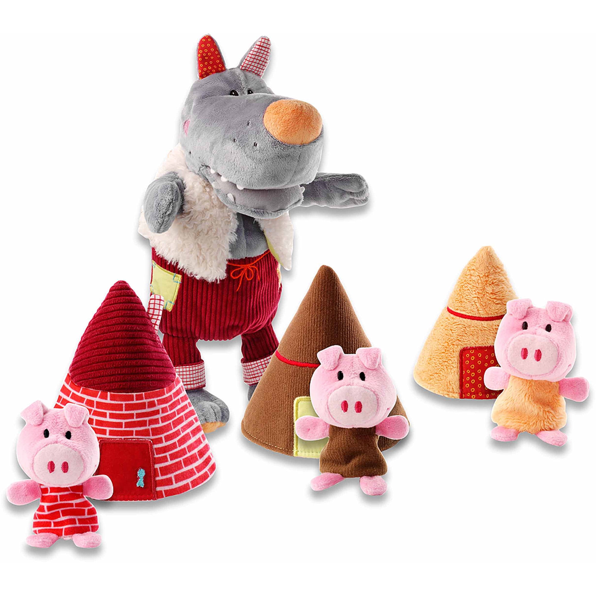 3 little pigs toy set