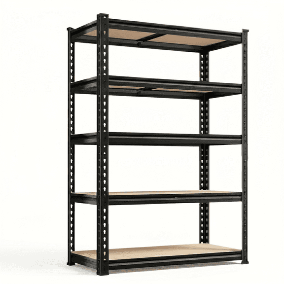 Xiweot Heavy Duty Garage Shelving 5-Tier Metal Storage Shelves with Adjustable Steel Rack, Freestanding Garage Storage Rack 2000 LBS Basement Workshop Pantry Industrial Shelving Unit