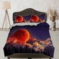 thumbnail image 1 of Luna Roja Juego de Funda Nórdica Galaxy Bedding, Space Bedding Set Full, Funda Nórdica, 1 of 4