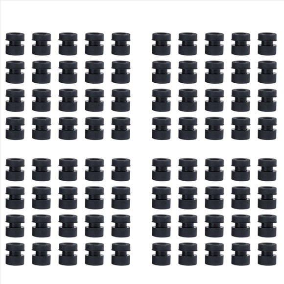 80 Piezas M3 Bolas de AmortiguacióN de Goma AntivibracióN para FPV F4 F7 Controlador de Vuelo Bolas de AbsorcióN de Golpes de Montaje Suave V2