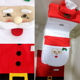 thumbnail image 5 of Juego de 3 piezas de baño navideño con funda de inodoro y alfombra de Papá Noel, cubierta de tanque, decoración navideña, 5 of 8