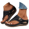 thumbnail image 1 of Dakaela Orthopedic Sandals for Women 2025 Arch Support Summer Slip on Slippers Dressy Flip Flops, 1 of 8