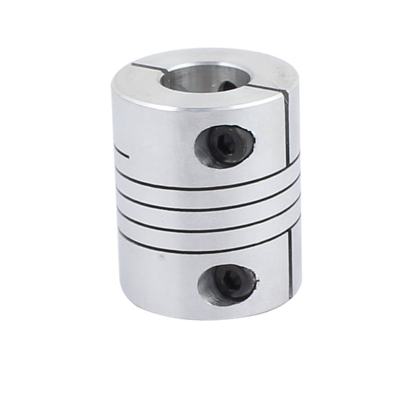 12mmx12mm D25xL30 Aluminum Alloy Spline Shaft Flexible Helical Coupling