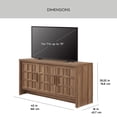 thumbnail image 5 of Better Homes & Gardens Mason TV Stand for TVs up to 75", Brown Oak Finish, 5 of 15