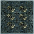 thumbnail image 6 of SAFAVIEH Vintage Hamadan Regent Traditional Area Rug, Blue/Multi, 4' x 6', 6 of 10