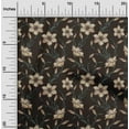 thumbnail image 2 of oneOone Polyester Spandex Brown Fabric Floral Quilting Supplies Print Sewing Fabric By The Yard 56 Inch Wide, 2 of 5