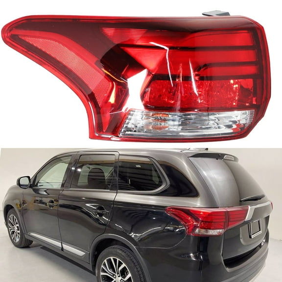 SEBLAFF Left Side Outer LED Tail Light Assembly Replacement for Mitsubishi Outlander 2016-2020 Driver Side Rear Tail Light Lamp