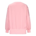 thumbnail image 5 of Women's Sweatshirts Women's Long Sleeve Blouse Casual Sweatershirt Sequin Hoodies Lightweight Sweatshirts for Women Cute Sweatshirts Crew Neck Sweatshirts Women, 5 of 8